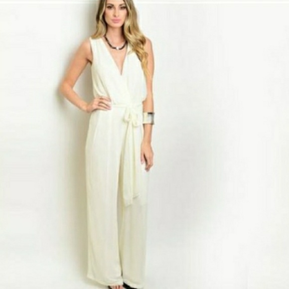 Pants - {ʜᴘ} Sleeveless Wide Leg Jumpsuit